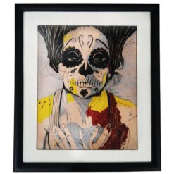 Cuadro Tatuado Prison Art (Catrina)
