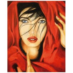 Cuadro Pintado PRISON ART (Rojo)