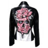 Women Jacket Prison Art (Pink Skull)