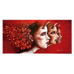 Cuadro Pintado PRISON ART (3 diablas)