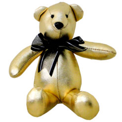 Artie bear keychain Silver/Black