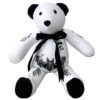 Artie leather bear - Jet black
