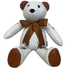Artie leather bear - Dark Beer