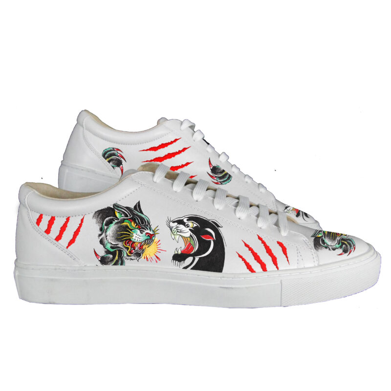 Tattooed Sneakers Vintage Fight