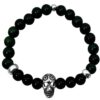 Pulsera de piedra natural con plata
